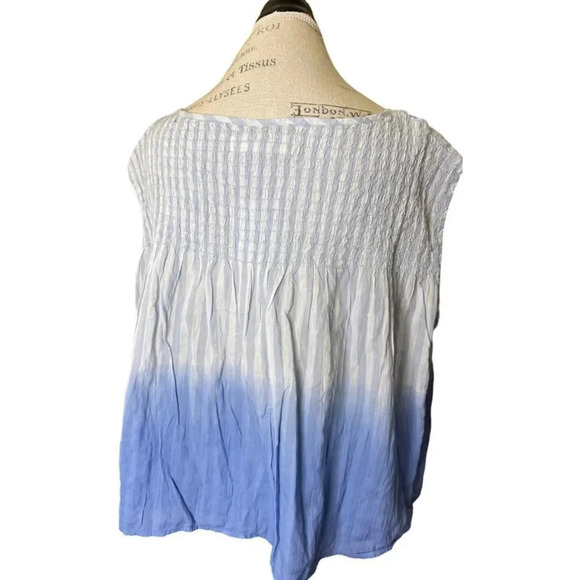 NWT We the Free Free People Sleeveless Summer Bohemian Festival top Ombré - Picture 7 of 10